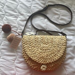 Straw Crossbody Bag